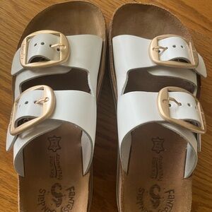 Fantasy Helena White Sandals EU 37 US 6.5